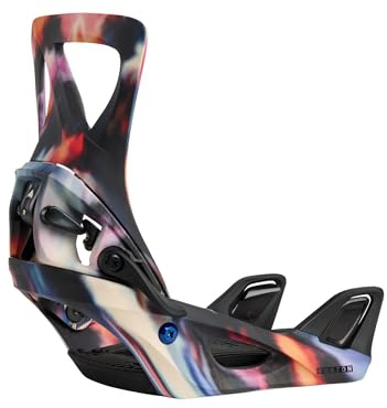 Burton Women's Step On Re:Flex Snowboard Bindings, Large, Floral Blur