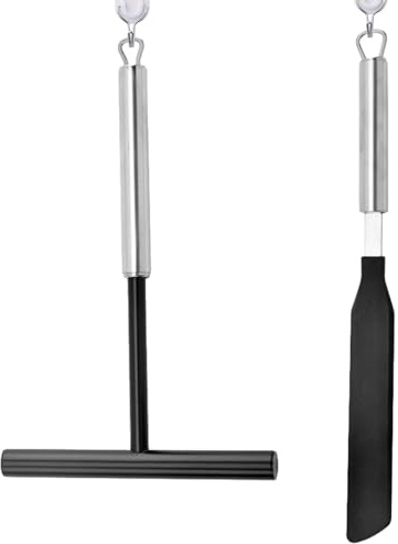 Crêpe-distributör och spatelset – pannkaksspatelset, non-stick bakverktyg | metallcrêpe-skrapa, redskap, matlagningstillbehör för köket hemma, frukost, pannkakor, dessert, crep