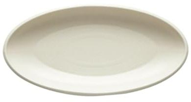 Hushåll oval fisktallrik enkel ugnsglasyr färg -30 cm fisktallrik (magnolia vit)