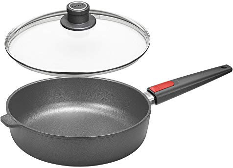 Woll Nowo Titanium Schmorpfanne mit abnehmbarem Griff und Deckel, 27,9 cm