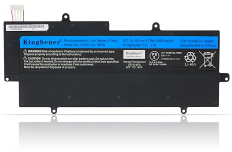 KingSener PA5013U-1BRS Batteria per Toshiba Portege Z830 Z835 Z930 Z935 Z830-10P Z835-P330 Z830-BT8300 Z935-P300 Z930-S9301 Z930-S9302 Ultrabook Notebook Batteria 14.8V 3060mAh