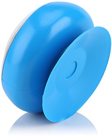 Asixx Reloj de Pared, Reloj Impermeable, con Ventosa, 7 x 4cm, Mini Reloj, Decoración para El Baño, La Cocina, El Hogar(Azul)