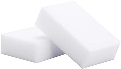 20 Magische Schwämme, Melaminreiniger, frei von Chemikalien. Professionell entfernter Schmutz kann in bestimmte Größen geschnitten Werden. Reinigungskissen Gummi extra groß 10X7X3 cm