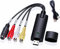 Aolirot Convertidor de Hi8 VHS a DVD Digital, Tarjeta de Captura de Vídeo USB, Adaptador Audio Video Digitalizar, Compatible Con Linux/Win XP/Vista/7/8/10
