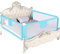 Bettgitter, Bettschutzgitter für Kinder, Höhenverstellbares Baby Bettgitter Rausfallschutz, Bettschutzgitter für Kinder & Elternbetten-1,5 m – blau