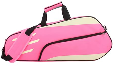 Borsa portaoggetti per racchette - Borsa a tracolla spaziosa per badminton, tennis e racquetball | Borsa per attrezzi protettivi per uomini, donne e giovani | Organizzatore di attrezzature sportive li
