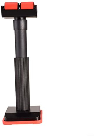 Snowchecking Asta di supporto telescopica regolabile per armadietto da bagno, con rulli, per installazione di stoccaggio della cucina, 19-46 cm