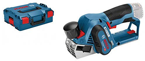 Bosch Professional 12V System rabot sans-fil GHO 12V-20 (largeur de rabotage maxi : 56 mm, avec L-BOXX)