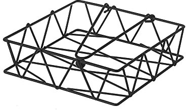 MGE - Porte Serviette Papier - Porte-Serviettes de Table en Métal - Support Serviette Papier - Distributeur Serviette Papier Table - Porte-Serviettes pour Cuisine, Salle à Manger, Bar, Fête, Buffet