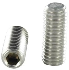 Vis métaux Inox A2 Sans tête six pans creux (sthc) Clé de 3 HC3 M6X4 Bout plat-1 piece