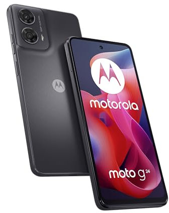 Motorola XT2423-3 Moto G24, Dual, 128GB 8GB Ram, Matte Charcoal