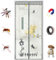 Apanphy Fliegengittertüren, Magnet Fliegengitter Balkontür 110x220 cm, Verstärkter Magnet Fliegenvorhang Insektenschutz für Wohnzimmer Terrassentür Moskitonetz mit Magnetverschluss Ohne Bohren