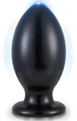 BDSMYOU Plug Anal Extra Large pour Femmes Hommes（S-XXXXL 7 Tailles),Rugby Boules Anales Buttplug avec Ventouse Godemiché,Plug Anale,Extenseur XXL (XXXXL)