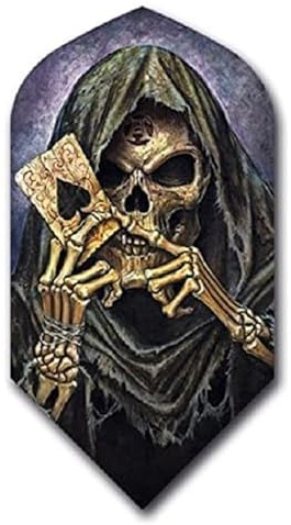 US Darts 3 Sets (9 Flights) Alchemy Grim Reaper Slim Dart Flights - 100 Micron - Ex-Tough