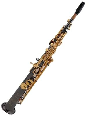 Professionell Saxofon Svart Nickelmaterial Bb Altsaxofon Träblåsinstrument