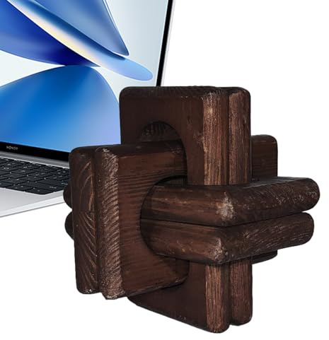 Nodo Di Collegamento Della Catena Di Legno - Ornamento Del Tavolo Di Caffè Rustico, Decorazione Di Nodi In Legno | Accento Di Decorazione Per Scaffali Scrivania Soggiorno Soggiorno Esposizione