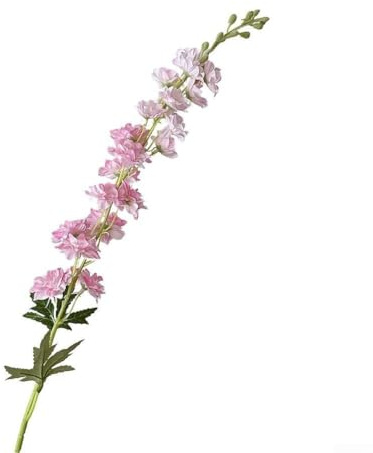 PureBowlic Silk Delphinium konstgjord blomma, 84 cm violett hyacint falsk växt för heminredning, bröllop mittpunkt, vardagsrum, fotorekvisita realistisk långvarig (mörkrosa)