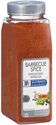 McCormick Culinary Barbecue Spice, 18 oz - One 18 Ounce Container of BBQ Dry Rub Seasoning Blend, Perfect for Ribs, Chicken, Pork and More