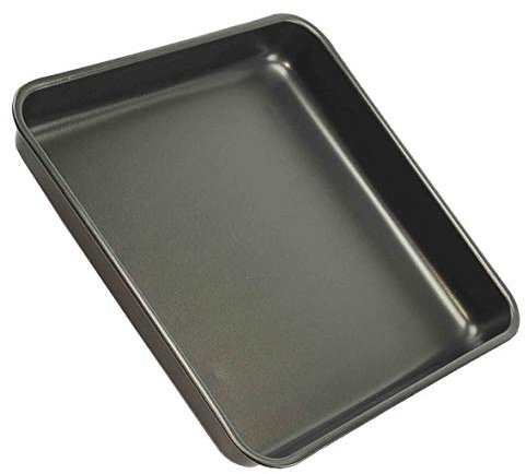 Vespa Srl 250 Teglia Quadrata per Pizze, Alluminio Antiaderente, Antracite