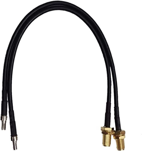 LOW COST MOBILE Adattatore connettore TS9 maschio verso SMA femmina cavo nero 20 cm per antenna esterna compatibile Router 4G LTE 5G Huawei e modem Hotspot 20cm