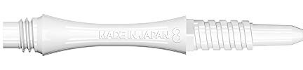8 Flight Slim Weiße fixierte Schäfte gegossenes Flight System Intermediär 26mm