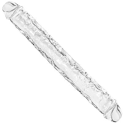 30cm Realistischer Doppeldildo Flexibler Klarer Penis Langer für Lesbische, Anal G Punkt Stimulator Dildo, Sex Spielzeug für Frauen Männer Paare Extreme