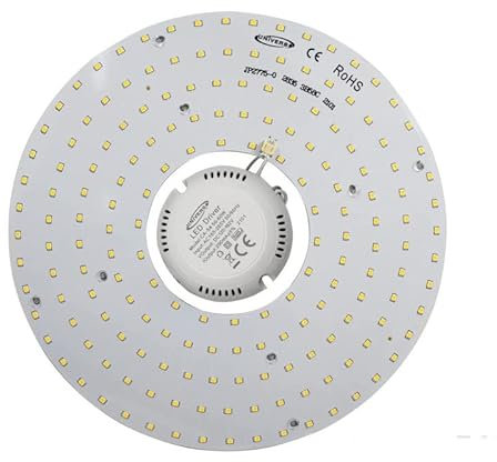 UNIVERSO CIRCOLINA MAGNETICA NEON LED PIASTRA DISCO ANELLO PLAFONIERA CIRCOLARE LAMPADA T9 G10Q 54W Ø27CM 3000K 4000K 6500K (BIANCO NATURALE)