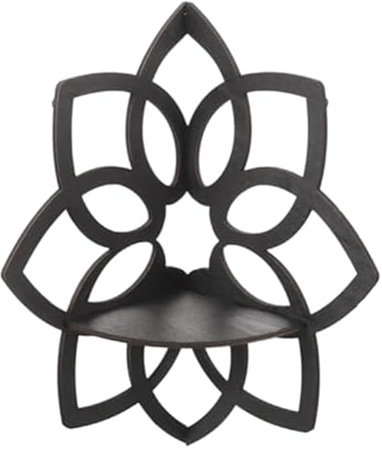 Giilayky - Estantes de esquina de madera de , estantes de pared para flores y estantes flotantes