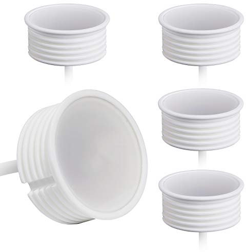 YanFeiYit Lot de 5 modules LED plats de seulement 22 mm pour spots encastrables au plafond - 220V 5 W Blanc chaud Dimmable- Remplacement parfait pour GU10 / MR16