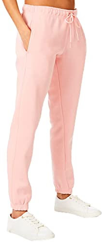 Light & Shade LSLPNT006 Pantalon de survêtement Doux au Toucher pour Femme, Rosee, XL