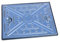 Manhole Cover 600mm x 450mm 5 Tonne ALL STEEL Solid Top Lid and Frame (Overall Size 640mm x 490mm x 25mm)