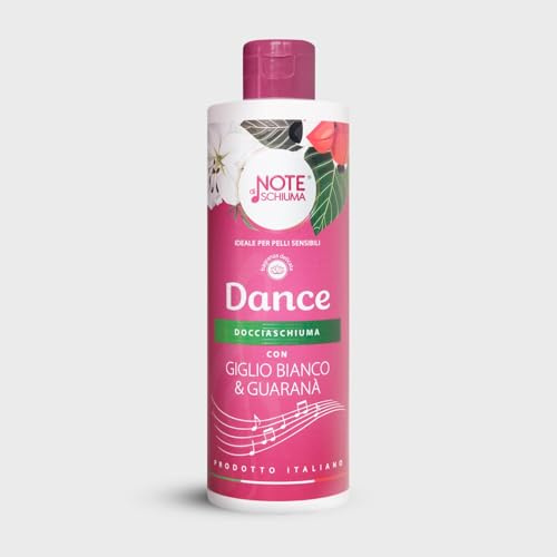 Note di Schiuma Docciaschiuma con oli essenziali 3 Flaconi da 400Ml prodotto in Italia con estratti di origine naturali Il Tuo Rituale di Benessere con Giglio Bianco e Guaranà