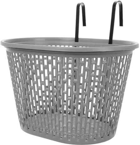 Yardwe Bicycle Pennant Girl Bike Basket Front Basket for Cycling Large Capacity Design Sturdy Construction Versatile Compatibility Easy Installation