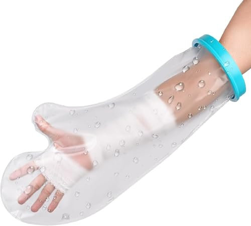 YGHSZ Waterproof Hand Cast Covers for Shower Bath, Fingers, Surgery, Burns，Adult Watertight Wrist Protector Resuable Wound Bandage Sleeve Bag for Broken Hand,