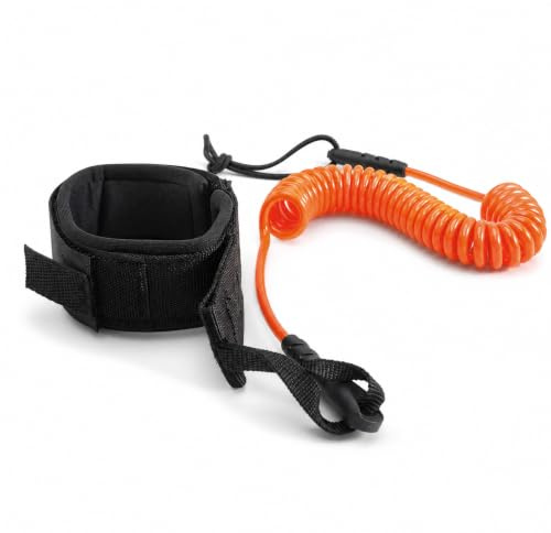 10 ft Surfboard Leash, Adjustable Board Ankle Strap Cuff Cord Surf Leash