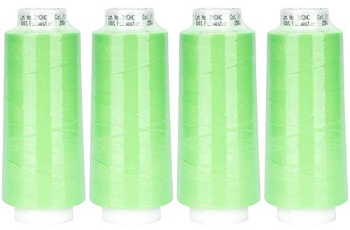 Amann Mettler Trojalock Overlockgarn Nähgarn, gesponnener Zweifachzwirn, für alle gängigen Overlock-Maschinen, Neue Trendige Farben 4 x 2500 m (7137)