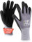OX-ON Flexible Supreme 1600 Work Gloves Grey, Extremely Durable Safety Gloves, Secure & Precise Grip, Protective & Comfortable, Durable & Versatile, Carpentry, Masonry, Mechanic - 12pairs,Size 12/XXXL