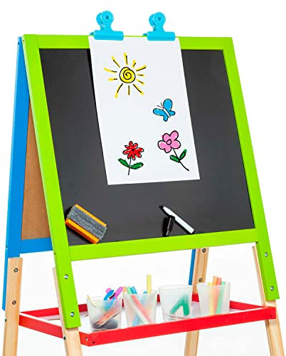 MOLTO 22273 Holztafel 2-in-1, bunt