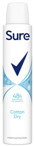 Sure Cotton Dry Anti-Perspirant Aerosol 200 ml
