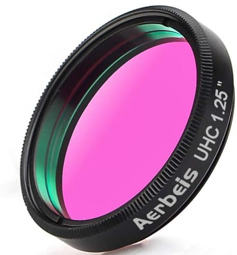 UHC Telescope Filter 3.2 cm UHC Filter Ultra High Contrast Filter Astrophotography to Improve The Image Contrast Reduces Light Pollution Filter Telescope Accessories