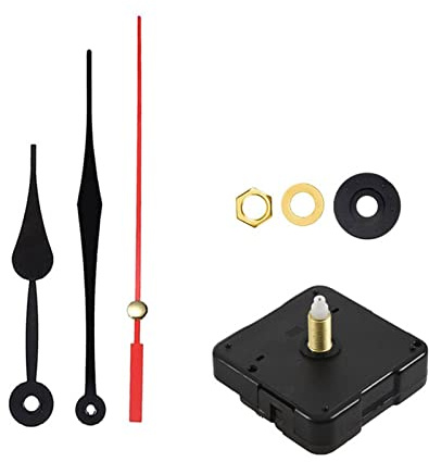 MHADBKH Reloj de repuesto para reloj de pared, mecanismo de movimiento, funciona con pilas para reloj de pared
