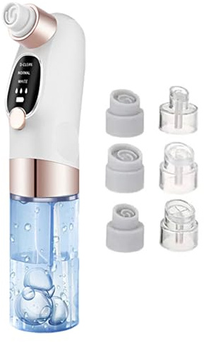 Aspirateur Point Noir Extracteur de Comédons Nettoyage des Pores Purateur de Peau Visage 6 Sondes USB Rechargeable