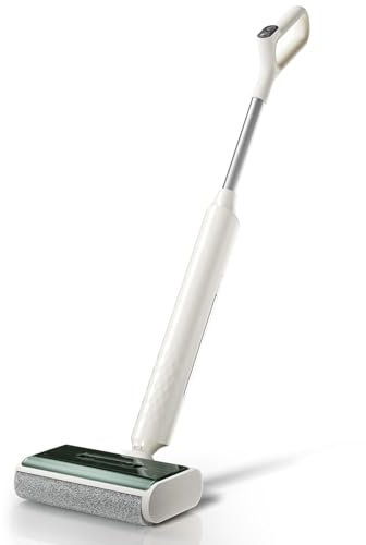 Lefant Aspirateur Eau et Poussière Balai sans Fil LS100, 2,65 kg Léger & Puissant, Aspirateur Laveur de Sol Intelligent pour Sols Durs,Plat à 170°, Autonettoyage,Nettoyage des Bords, économie d'espace