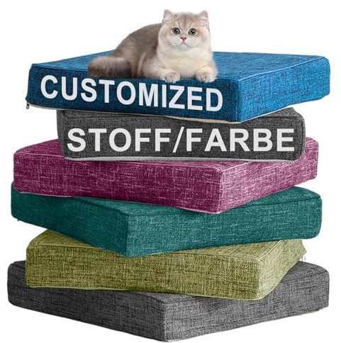 Maßgeschneiderte Sitzkissen Bank, Abnehmbarem Sitzauflage Bank Outdoor, Wasserdicht Gartenbank Auflage, Polsterauflage Bankauflage Outdoor, Waschbar Bankauflagen, Sitzauflagen Für Bank (8cm Dicke)