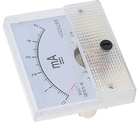 Medidor de Corriente de Puntero de Alta Precisión 85C1 DC 0~5 MA - Amperímetro Analógico de Corriente Directa para Medición Eléctrica Precisa