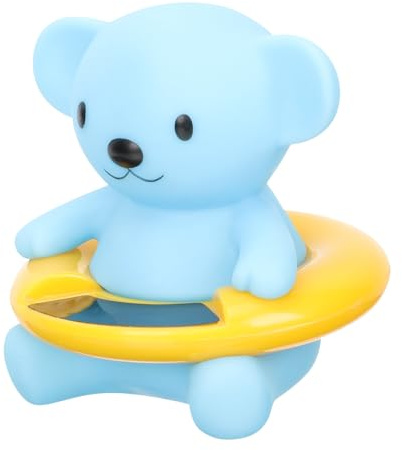 VALICLUD Thermomètre Électronique pour Bain Bébé Affichage Numérique Étanche et Antidérapant Design Dessin Animé Petit Ours Compatible Piscine Flottante et Bassin Garçon et Filles