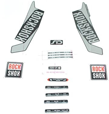 RockShox Ersatz Aufkleber Sid 26/27,5/29 Silber/schwarz