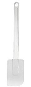 Piazza Spatola per Dolci - in Termoplastica, Manico in Nylon - 35 Cm, bianco