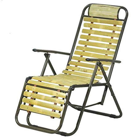 CAPXXIN Silla reclinable Plegable Jardín Playa Tumbonas Gravedad Cero Tumbonas Sillón Relajante Bambú Needed