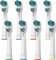 Smartroics 8 Pcs Dual Clean Replacement Toothbrush Heads Compatible with Oralb Electric Toothbrush, Double Heads and Soft Bristle for Superior Cleaning and Whitening